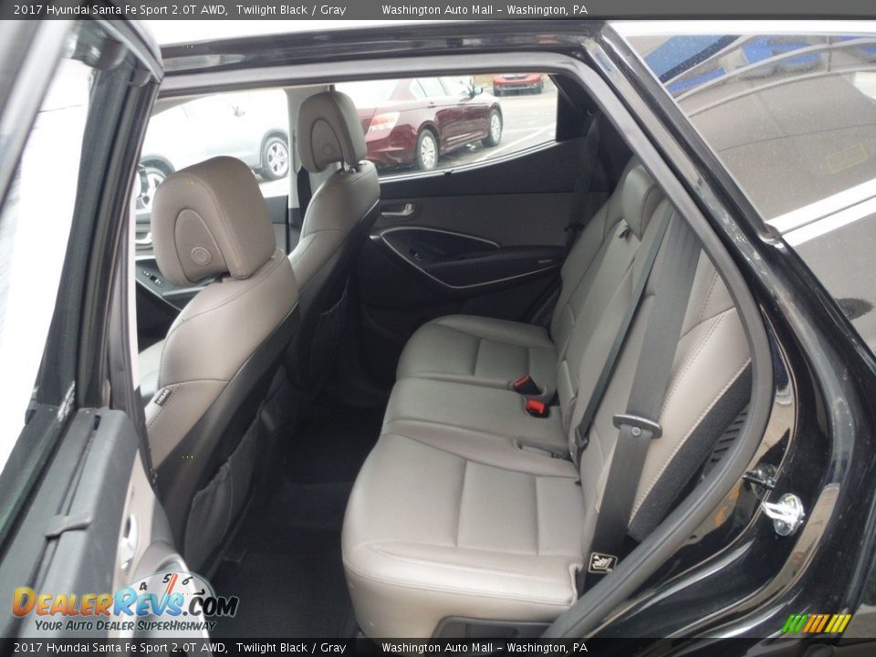 Rear Seat of 2017 Hyundai Santa Fe Sport 2.0T AWD Photo #27