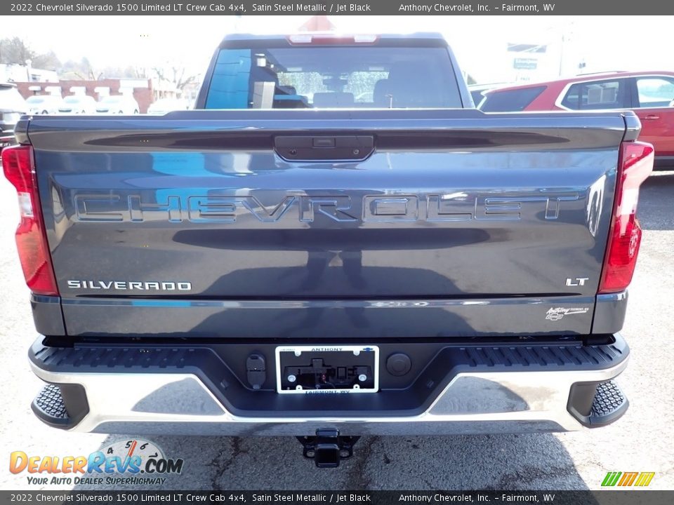 2022 Chevrolet Silverado 1500 Limited LT Crew Cab 4x4 Satin Steel Metallic / Jet Black Photo #4