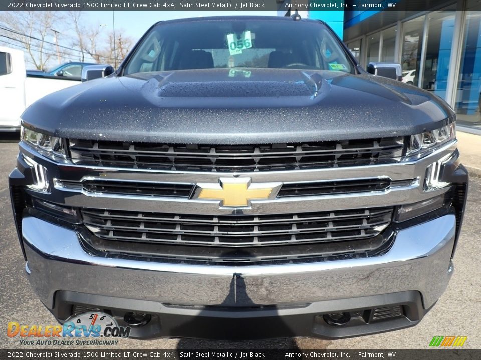 2022 Chevrolet Silverado 1500 Limited LT Crew Cab 4x4 Satin Steel Metallic / Jet Black Photo #8