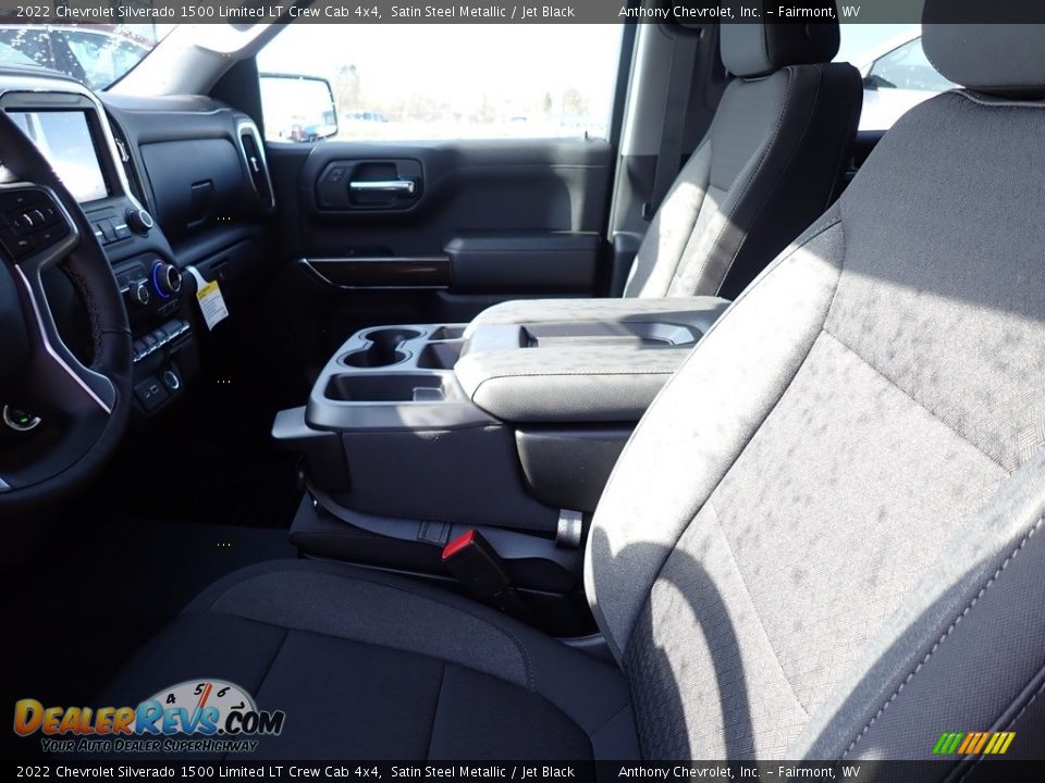2022 Chevrolet Silverado 1500 Limited LT Crew Cab 4x4 Satin Steel Metallic / Jet Black Photo #10