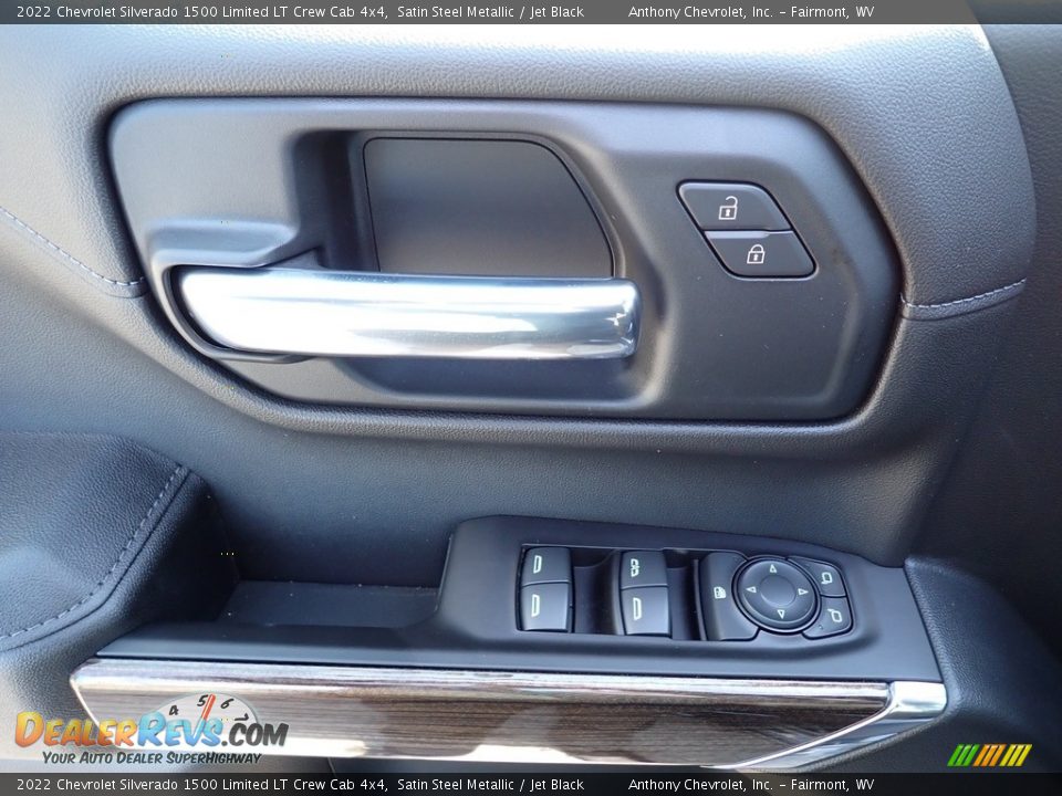 2022 Chevrolet Silverado 1500 Limited LT Crew Cab 4x4 Satin Steel Metallic / Jet Black Photo #14