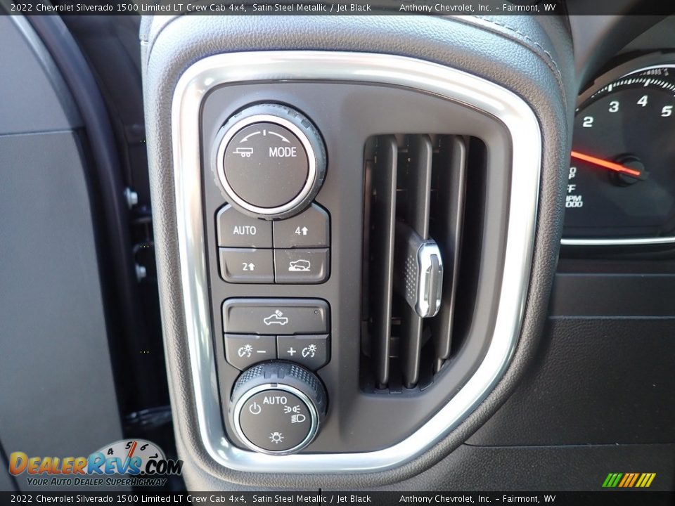 2022 Chevrolet Silverado 1500 Limited LT Crew Cab 4x4 Satin Steel Metallic / Jet Black Photo #17