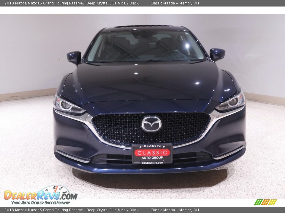 2018 Mazda Mazda6 Grand Touring Reserve Deep Crystal Blue Mica / Black Photo #2