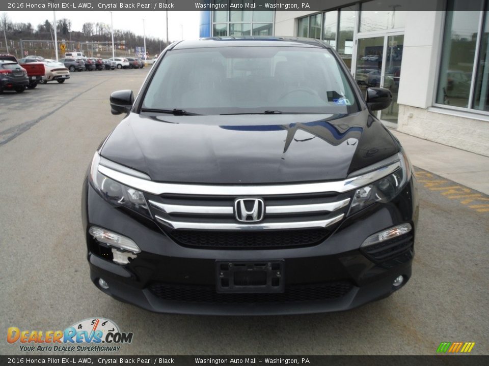 2016 Honda Pilot EX-L AWD Crystal Black Pearl / Black Photo #4