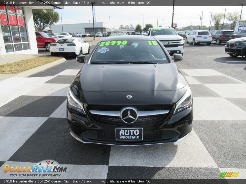 2018 Mercedes-Benz CLA 250 Coupe Night Black / Black Photo #2