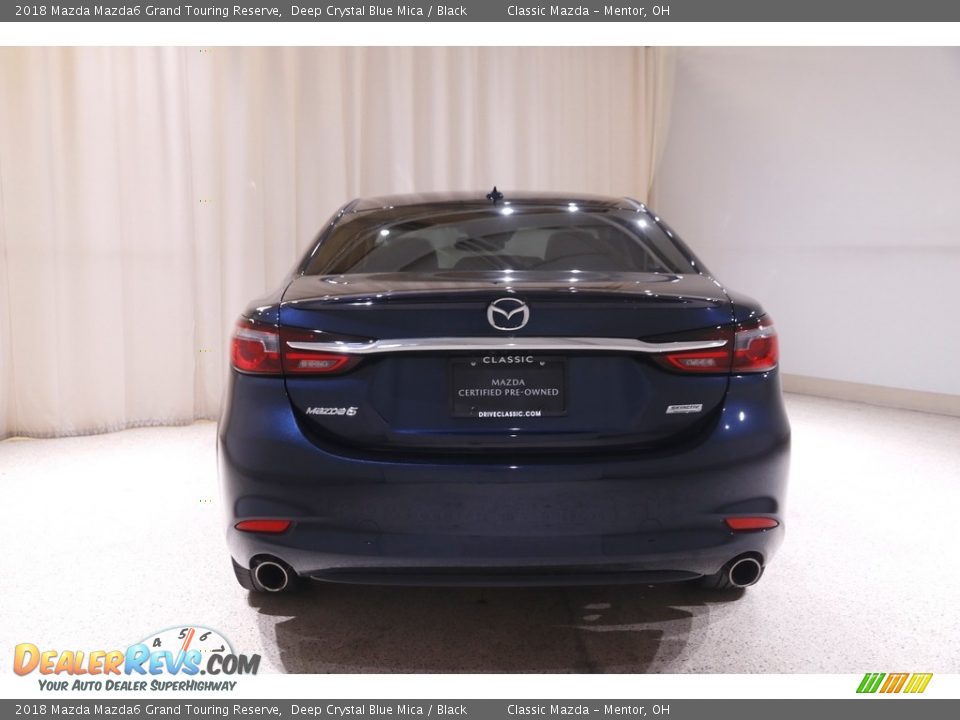 2018 Mazda Mazda6 Grand Touring Reserve Deep Crystal Blue Mica / Black Photo #19