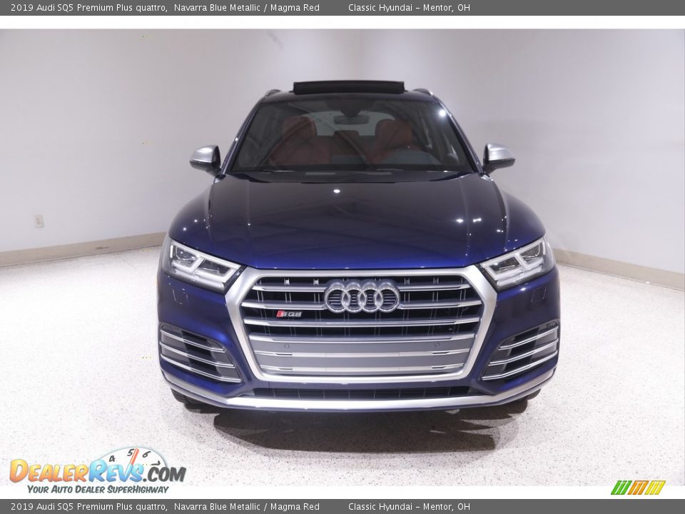 2019 Audi SQ5 Premium Plus quattro Navarra Blue Metallic / Magma Red Photo #2