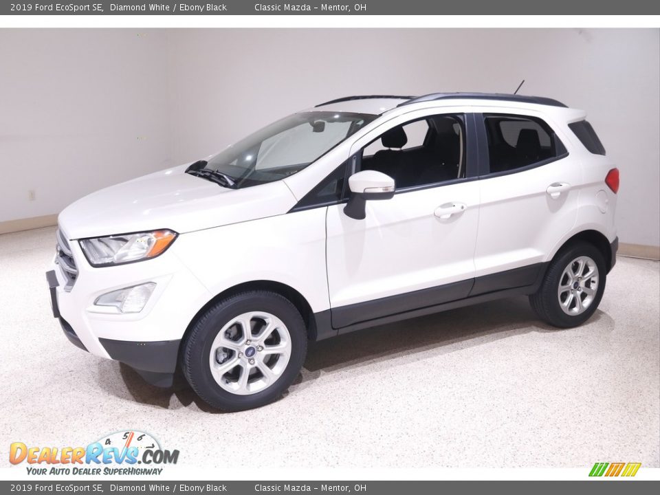 2019 Ford EcoSport SE Diamond White / Ebony Black Photo #3