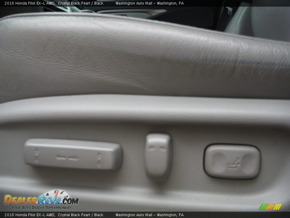 2016 Honda Pilot EX-L AWD Crystal Black Pearl / Black Photo #15