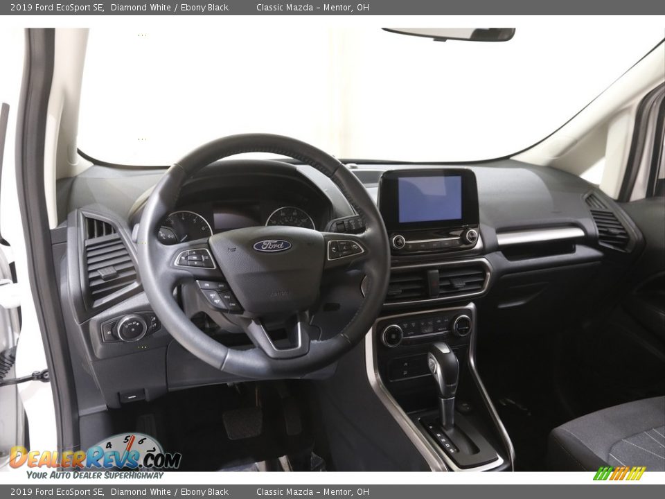 2019 Ford EcoSport SE Diamond White / Ebony Black Photo #6