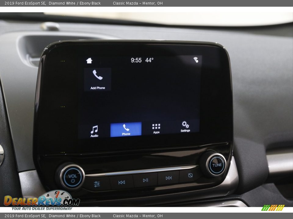 2019 Ford EcoSport SE Diamond White / Ebony Black Photo #11