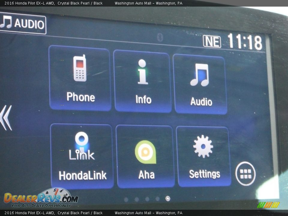 2016 Honda Pilot EX-L AWD Crystal Black Pearl / Black Photo #21