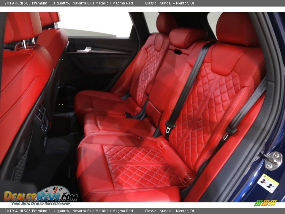 Rear Seat of 2019 Audi SQ5 Premium Plus quattro Photo #19