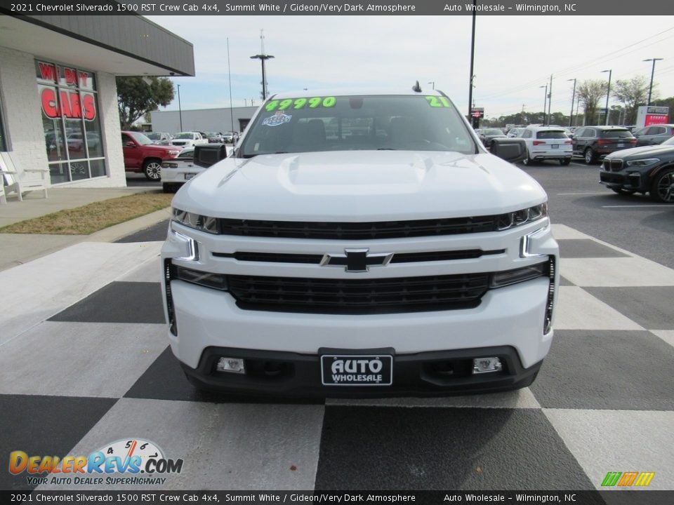 2021 Chevrolet Silverado 1500 RST Crew Cab 4x4 Summit White / Gideon/Very Dark Atmosphere Photo #2