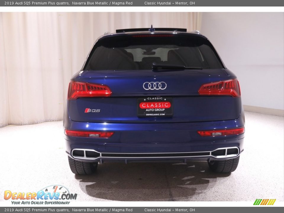 2019 Audi SQ5 Premium Plus quattro Navarra Blue Metallic / Magma Red Photo #20