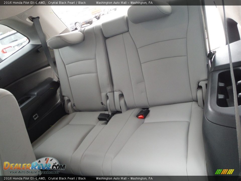 2016 Honda Pilot EX-L AWD Crystal Black Pearl / Black Photo #29