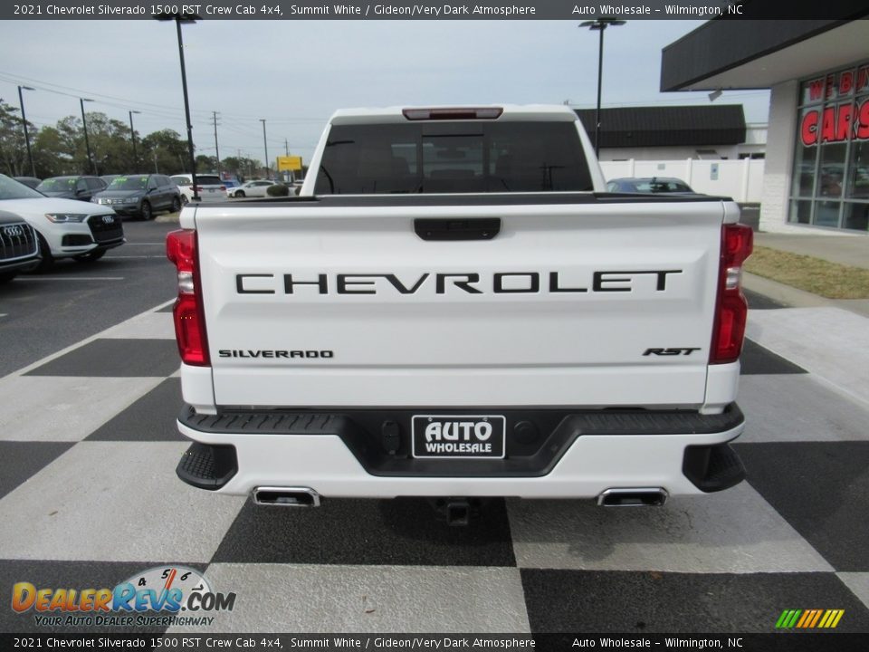 2021 Chevrolet Silverado 1500 RST Crew Cab 4x4 Summit White / Gideon/Very Dark Atmosphere Photo #4