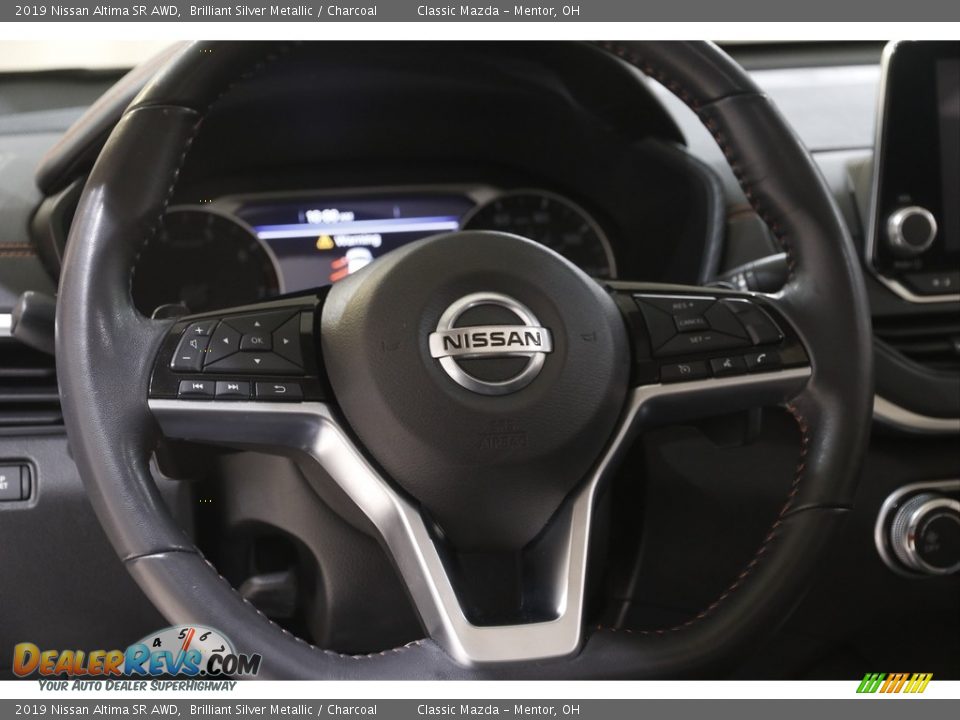 2019 Nissan Altima SR AWD Brilliant Silver Metallic / Charcoal Photo #7