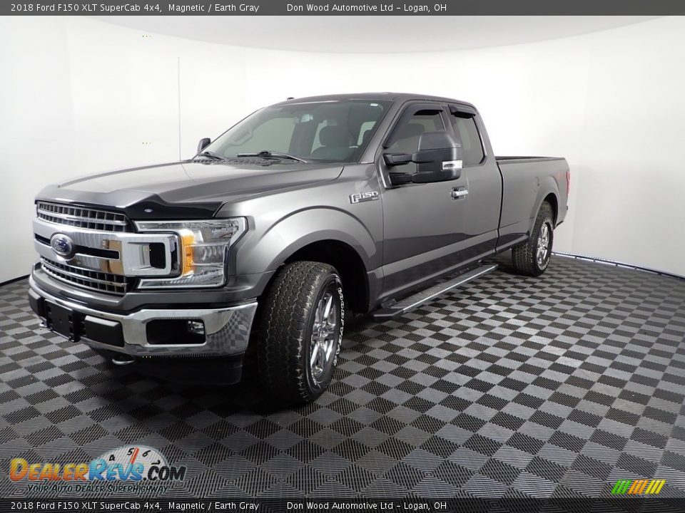 2018 Ford F150 XLT SuperCab 4x4 Magnetic / Earth Gray Photo #9