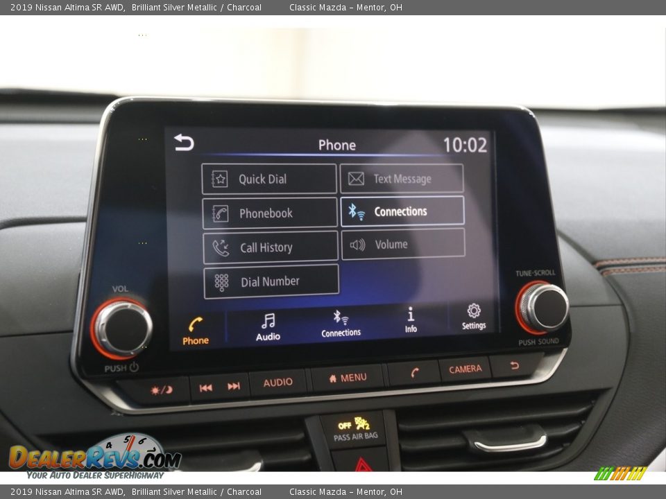2019 Nissan Altima SR AWD Brilliant Silver Metallic / Charcoal Photo #11