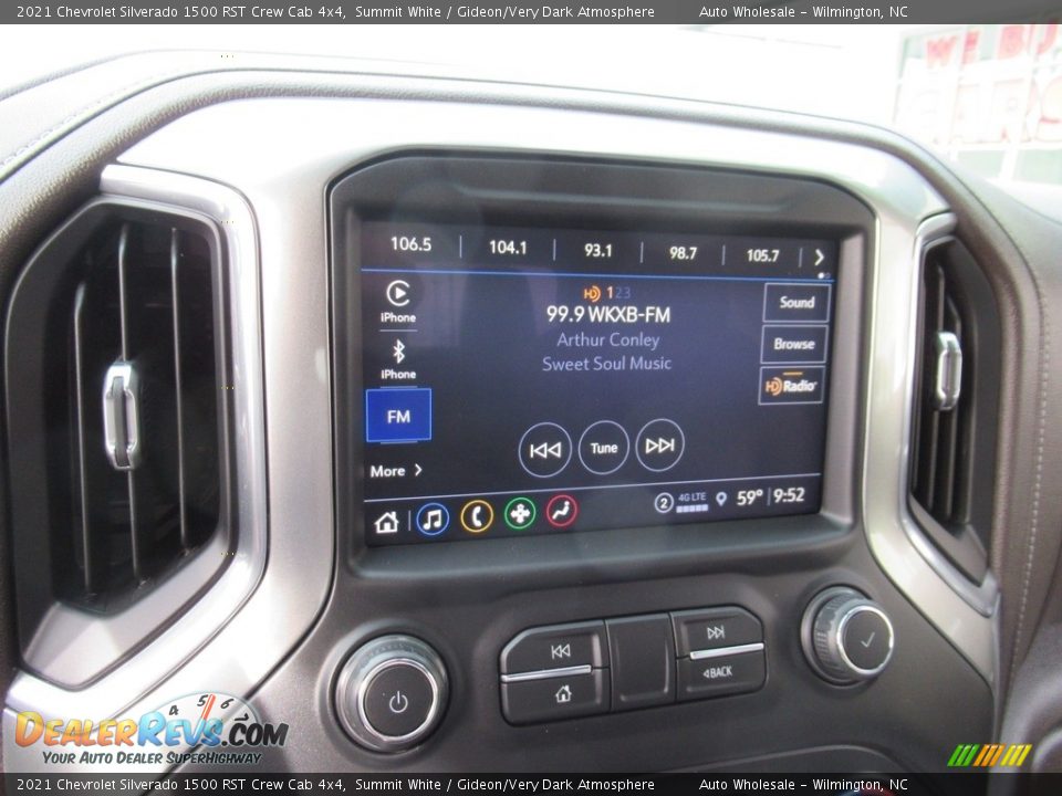 2021 Chevrolet Silverado 1500 RST Crew Cab 4x4 Summit White / Gideon/Very Dark Atmosphere Photo #17