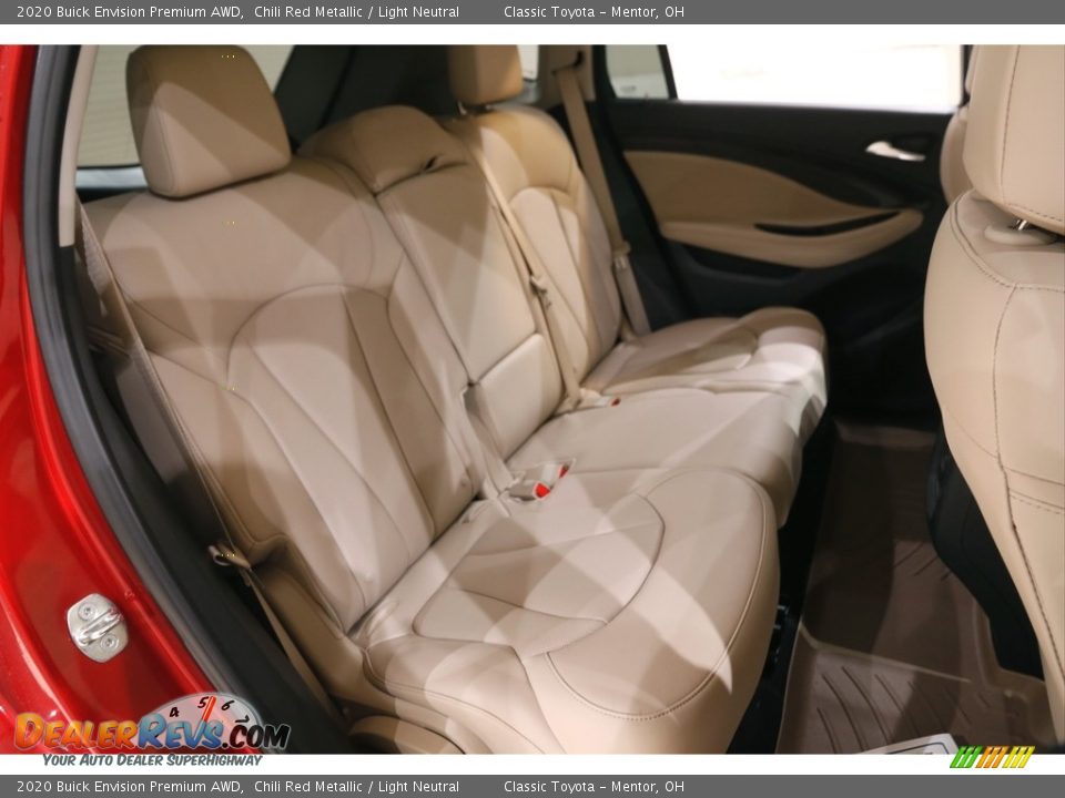 2020 Buick Envision Premium AWD Chili Red Metallic / Light Neutral Photo #17