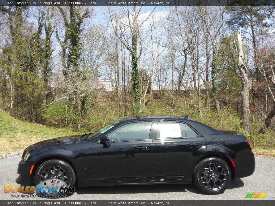 Gloss Black 2022 Chrysler 300 Touring L AWD Photo #1