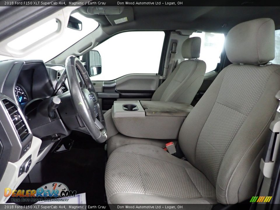 2018 Ford F150 XLT SuperCab 4x4 Magnetic / Earth Gray Photo #17
