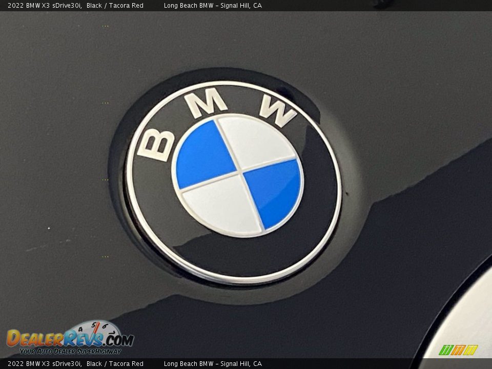 2022 BMW X3 sDrive30i Black / Tacora Red Photo #5