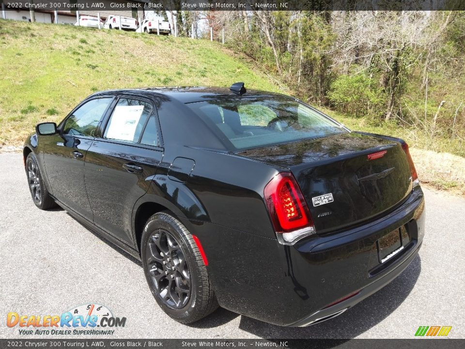 Gloss Black 2022 Chrysler 300 Touring L AWD Photo #8