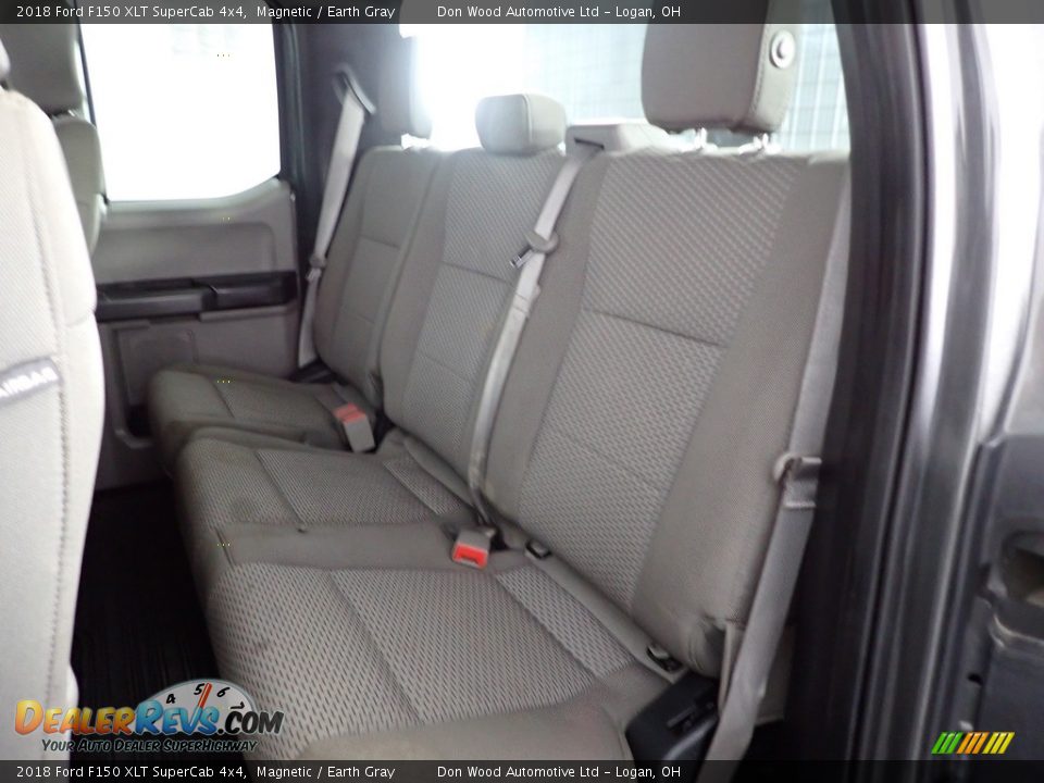 2018 Ford F150 XLT SuperCab 4x4 Magnetic / Earth Gray Photo #27