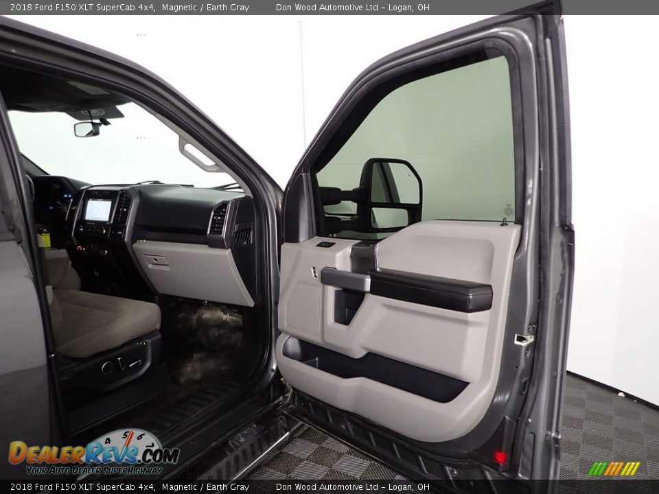 2018 Ford F150 XLT SuperCab 4x4 Magnetic / Earth Gray Photo #28