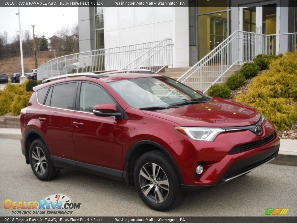 2018 Toyota RAV4 XLE AWD Ruby Flare Pearl / Black Photo #1