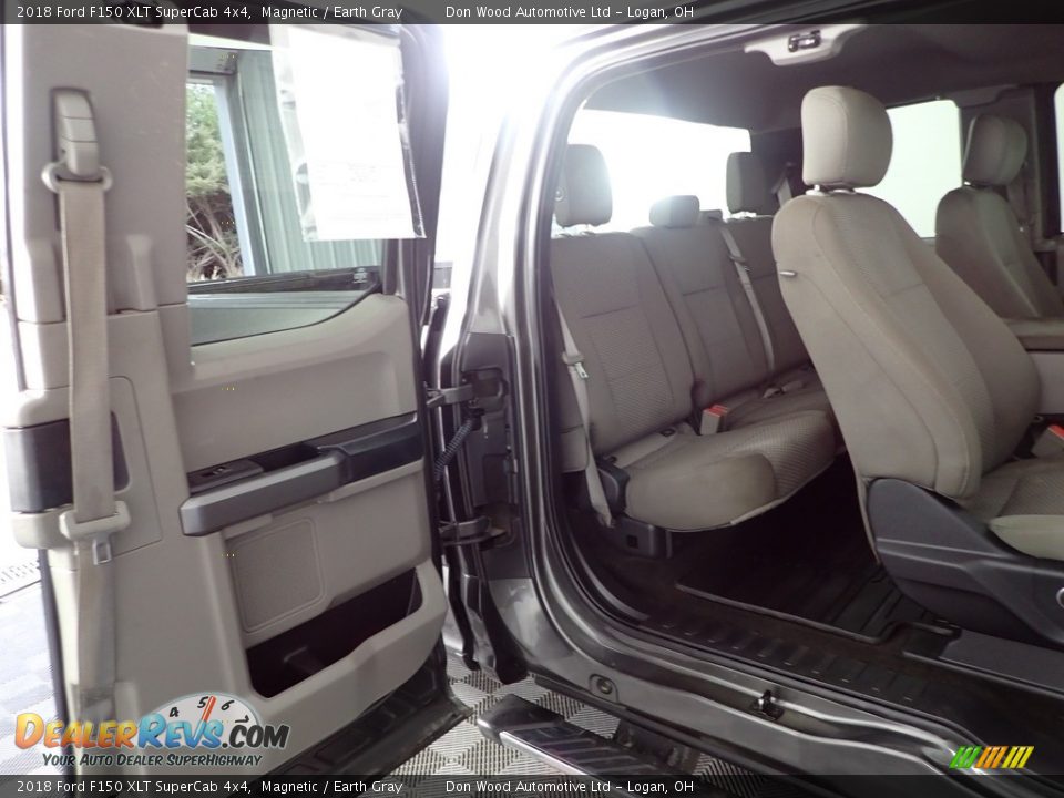 2018 Ford F150 XLT SuperCab 4x4 Magnetic / Earth Gray Photo #31