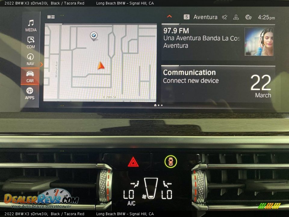 2022 BMW X3 sDrive30i Black / Tacora Red Photo #18