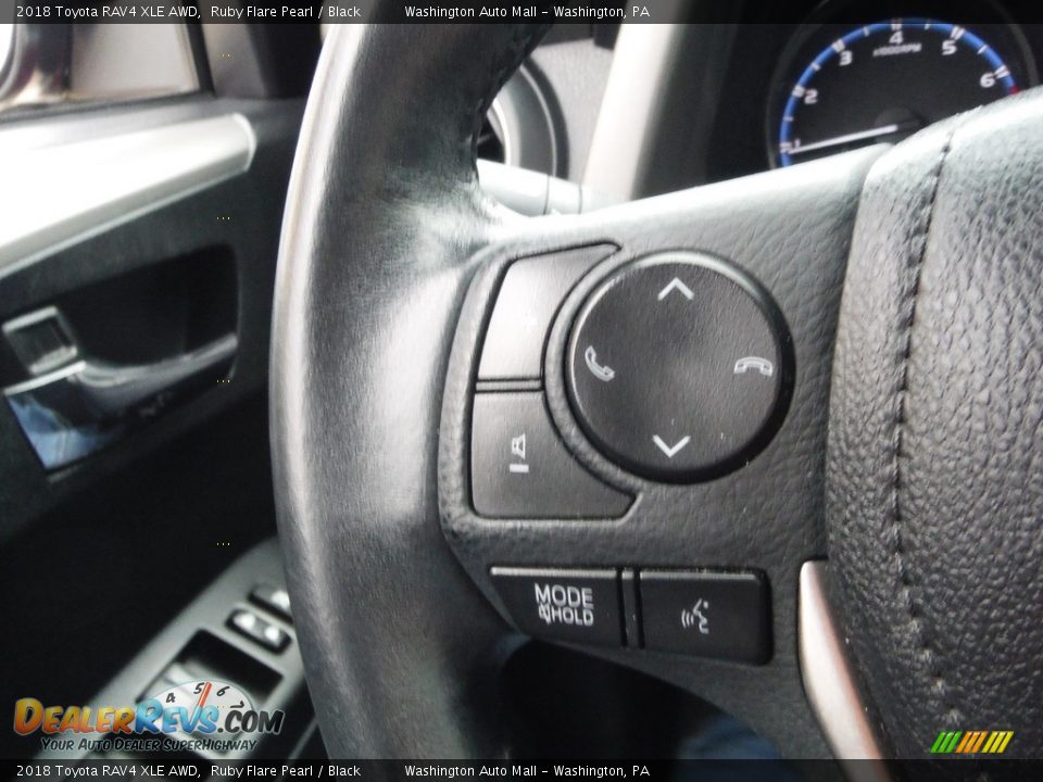 2018 Toyota RAV4 XLE AWD Ruby Flare Pearl / Black Photo #9