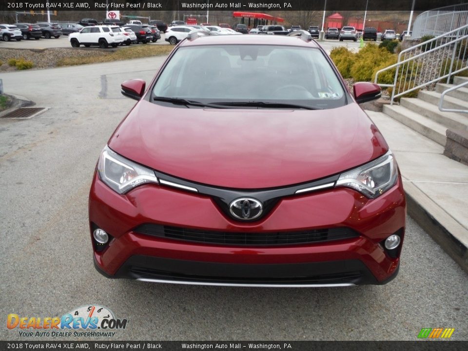 2018 Toyota RAV4 XLE AWD Ruby Flare Pearl / Black Photo #12