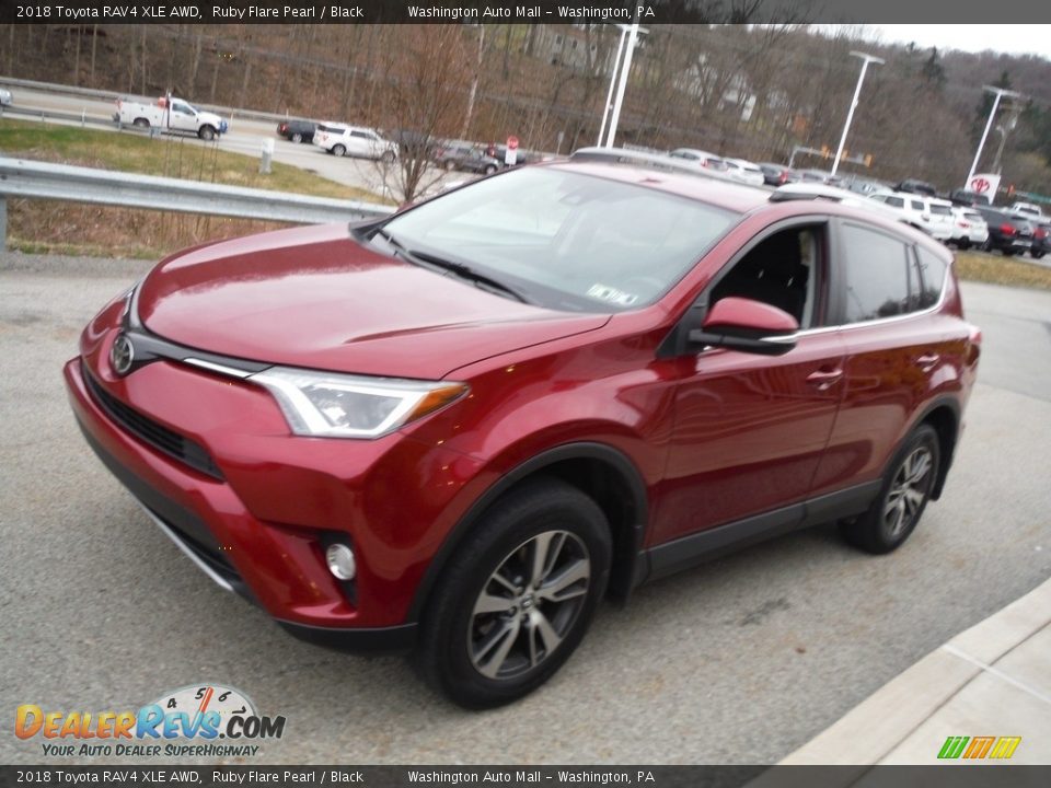 2018 Toyota RAV4 XLE AWD Ruby Flare Pearl / Black Photo #13