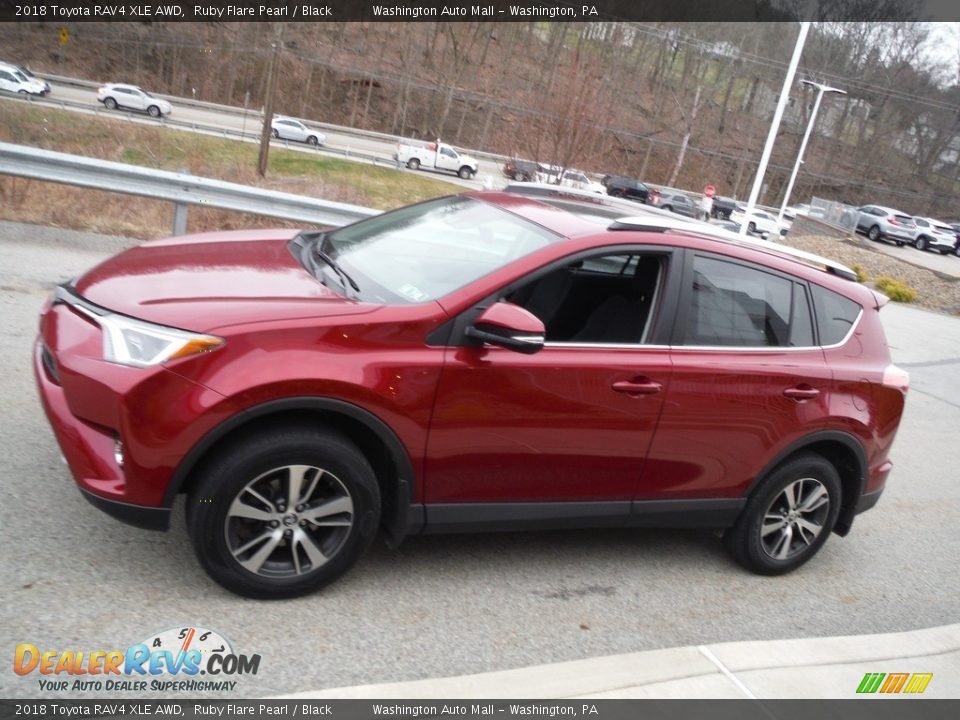 2018 Toyota RAV4 XLE AWD Ruby Flare Pearl / Black Photo #15