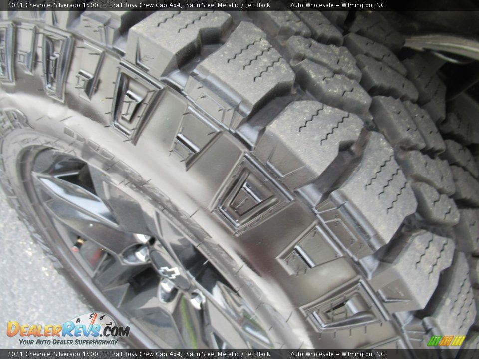 2021 Chevrolet Silverado 1500 LT Trail Boss Crew Cab 4x4 Satin Steel Metallic / Jet Black Photo #8