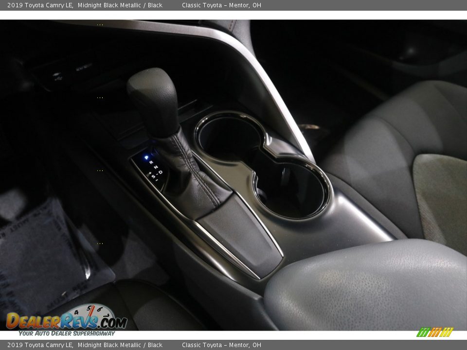 2019 Toyota Camry LE Midnight Black Metallic / Black Photo #13