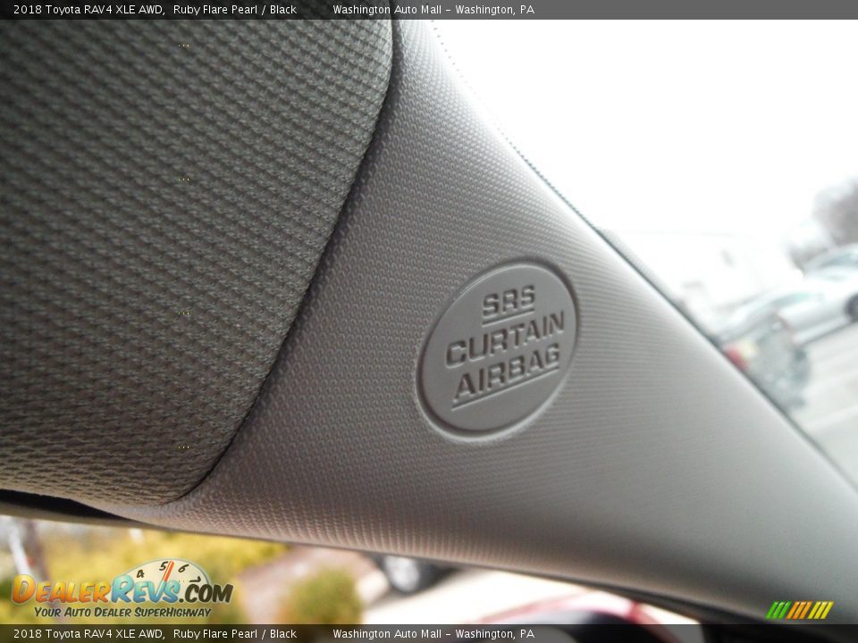 2018 Toyota RAV4 XLE AWD Ruby Flare Pearl / Black Photo #28