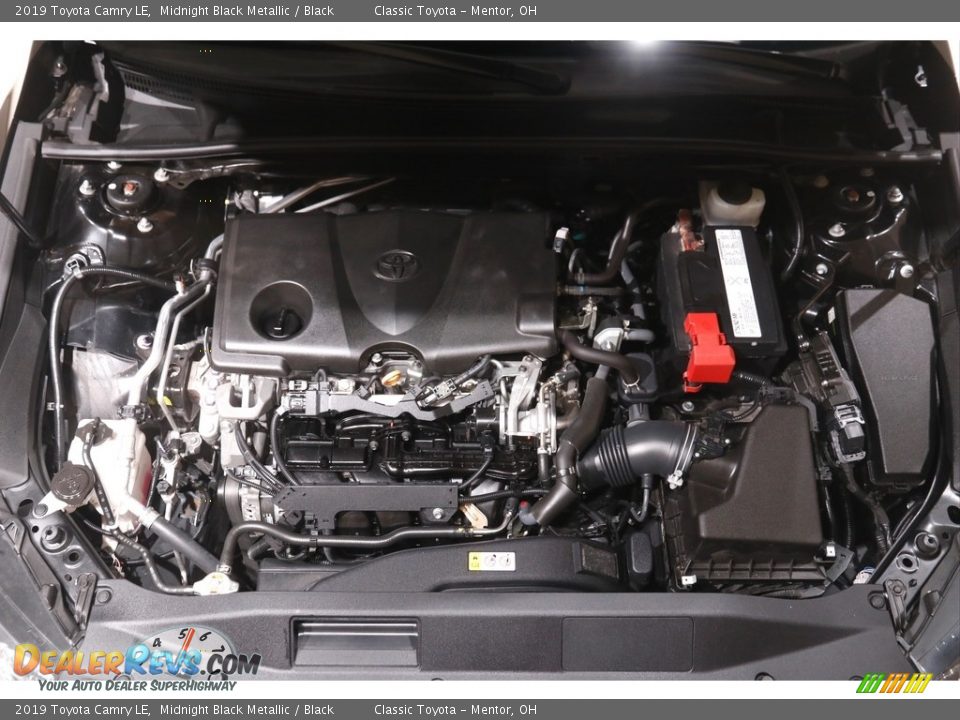 2019 Toyota Camry LE Midnight Black Metallic / Black Photo #18