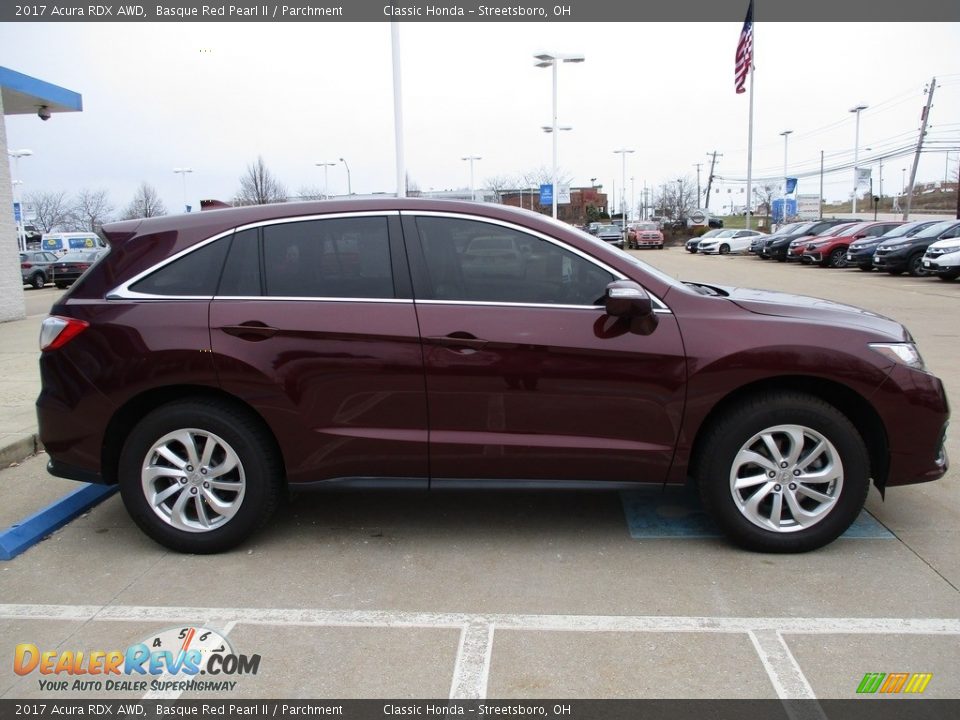 2017 Acura RDX AWD Basque Red Pearl II / Parchment Photo #4