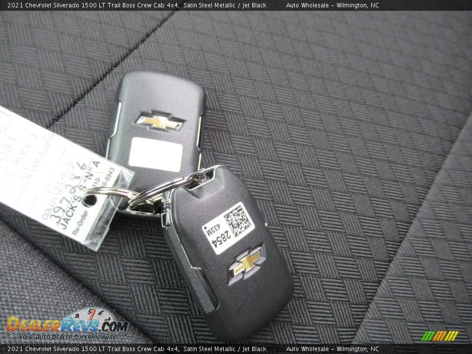 2021 Chevrolet Silverado 1500 LT Trail Boss Crew Cab 4x4 Satin Steel Metallic / Jet Black Photo #20