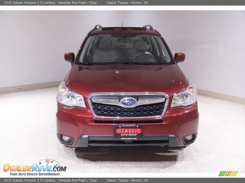 2015 Subaru Forester 2.5i Limited Venetian Red Pearl / Gray Photo #2