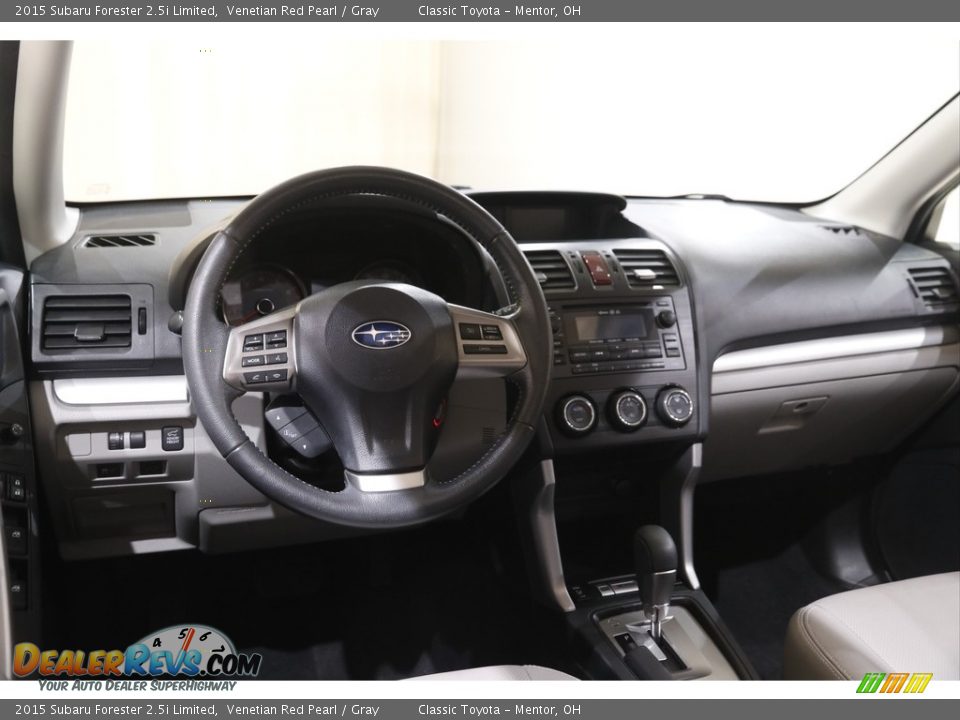 2015 Subaru Forester 2.5i Limited Venetian Red Pearl / Gray Photo #6