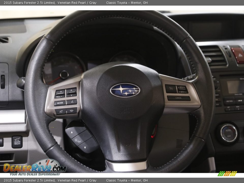 2015 Subaru Forester 2.5i Limited Venetian Red Pearl / Gray Photo #7