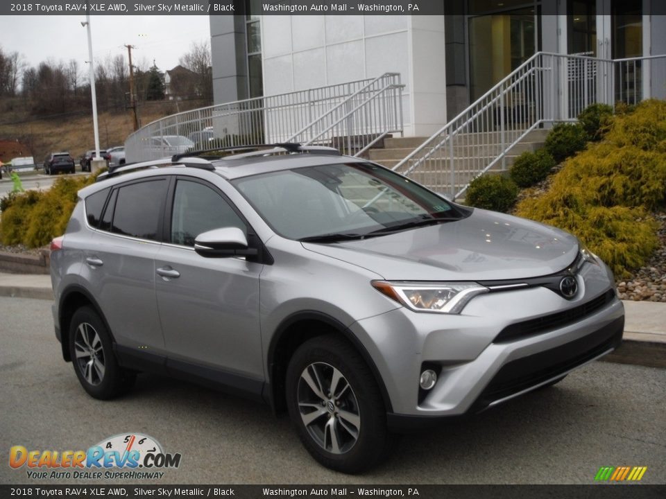 2018 Toyota RAV4 XLE AWD Silver Sky Metallic / Black Photo #1
