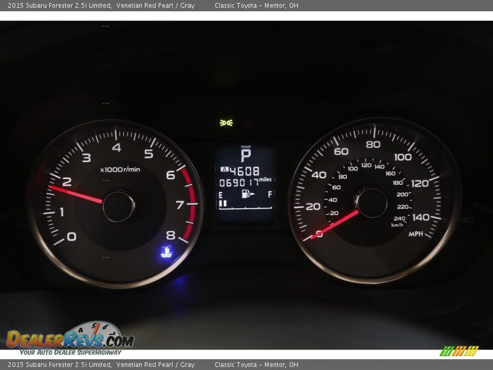 2015 Subaru Forester 2.5i Limited Venetian Red Pearl / Gray Photo #8